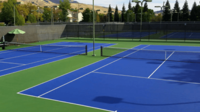 tennis court resurfacing materials and products