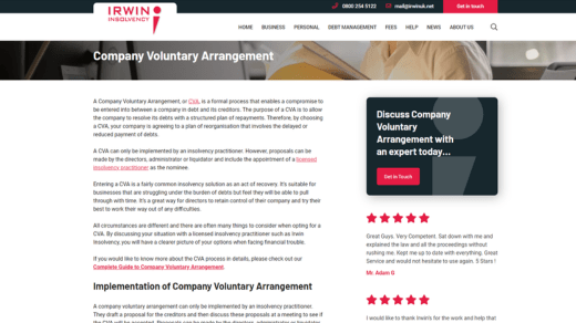 Irwin Insolvency