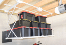 retractable garage ceiling storage