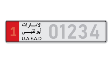 VIP number plate demand in Abu Dhabi